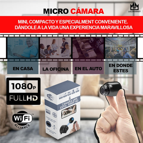 Mini Camara Espía 1080 Full HD – Terra Industries Company
